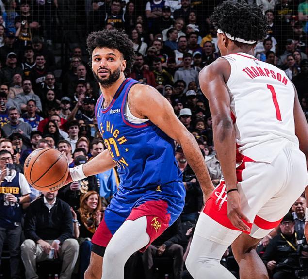 约基奇16+12+13造NBA神迹，穆雷30分死神哑火，掘金36分大胜火箭